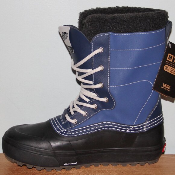 Vans Standard Snow MTE Cold Weather Winter Boots Mens 9 Navy Blue Black main image 4